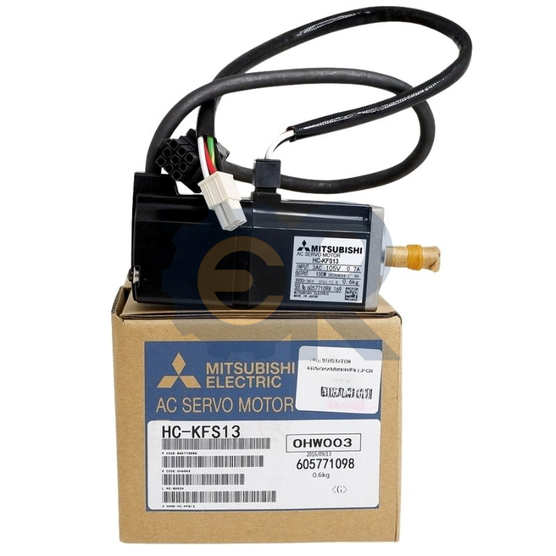 Mitsubishi HC-KFS13 Servomotor Mit 0,6 KW Und 3000 U/min – Trägheitsarm, Made In Japan