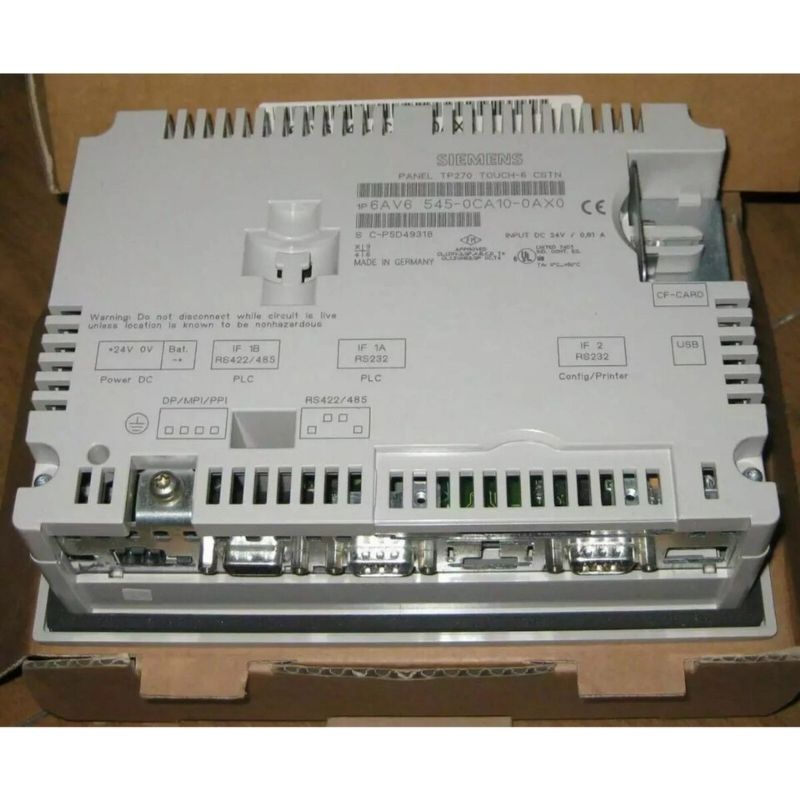 Produktbild von Siemens SIMATIC TP 270 Touch-Panel 6AV6545-0CA10-0AX0 – Neu, HMI Für Steuerungen