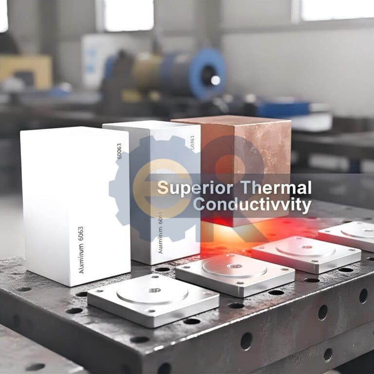 Сравнение теплопроводности алюминия-6063 и меди